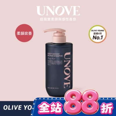 UNOVE - UNOVE 柔諾伊 角蛋白柔順修護洗髮精 (柔韻玫香)500g-獨家 image