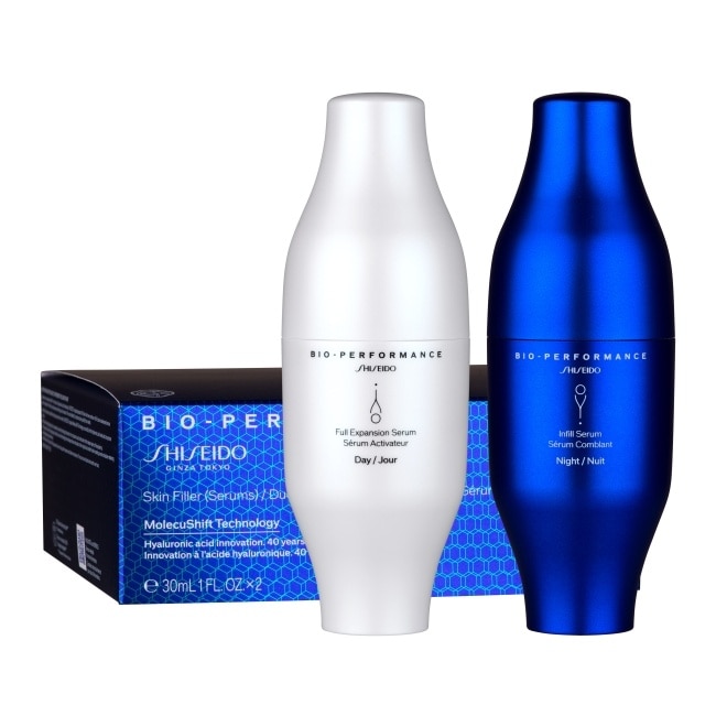 SHISEIDO資生堂 日夜分子玻尿酸精華組(夜+日30ml+30ml)【短效良品2026/10】