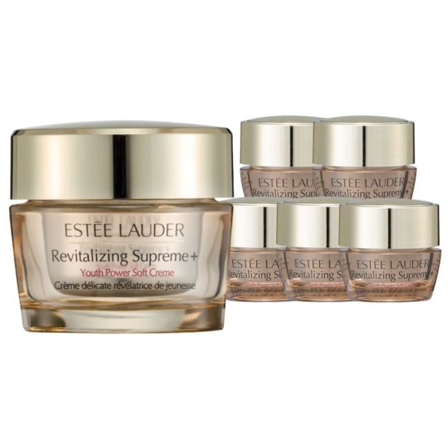 【ESTEE LAUDER 雅詩蘭黛】年輕無敵膠原霜75ml+5mlX5 公司貨