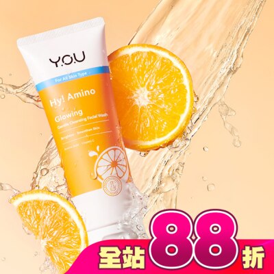 YOU - Y.O.U 胺基酸煥亮溫和潔面乳100g