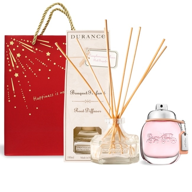 COACH 時尚經典女性淡香水(30ml)-贈大地擴香(100ml)+提袋-國際航空版