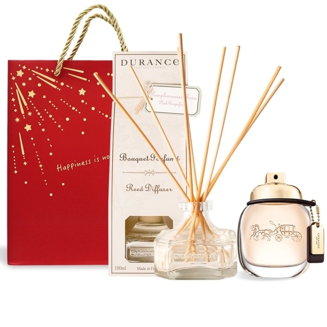 COACH 時尚經典女性淡香精(30ml)-贈大地擴香(100ml)+提袋-國際航空版