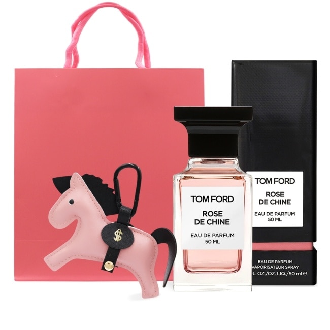 Tom Ford 私人調香系列-東方玫瑰淡香精(50ml)附提袋+吊飾-新年開運禮-國際航空版
