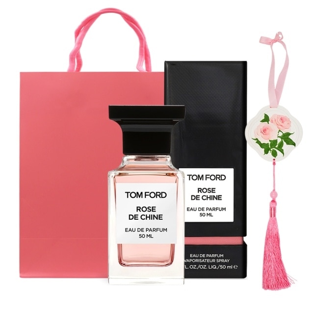 Tom Ford 私人調香系列-東方玫瑰淡香精(50ml)附提袋+擴香石掛飾-情人節獻禮-國際航空版