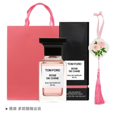 TOM FORD Tom Ford 私人調香系列-東方玫瑰淡香精(50ml)附提袋+擴香石掛飾-情人節獻禮-國際航空版