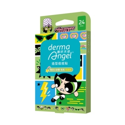 dermaAngel護妍天使 - 護妍天使造型痘痘貼-飛天小女警毛毛限量款24入