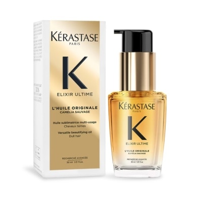 K’ERASTASE卡詩 KERASTASE 卡詩 金緻柔馭山茶花鎏光露(30ml)-國際航空版