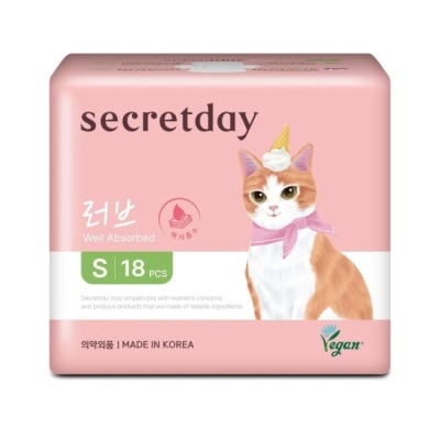 Secretday - 秘之日Secretday_Love超強吸收棉柔衛生棉S_21cm18片