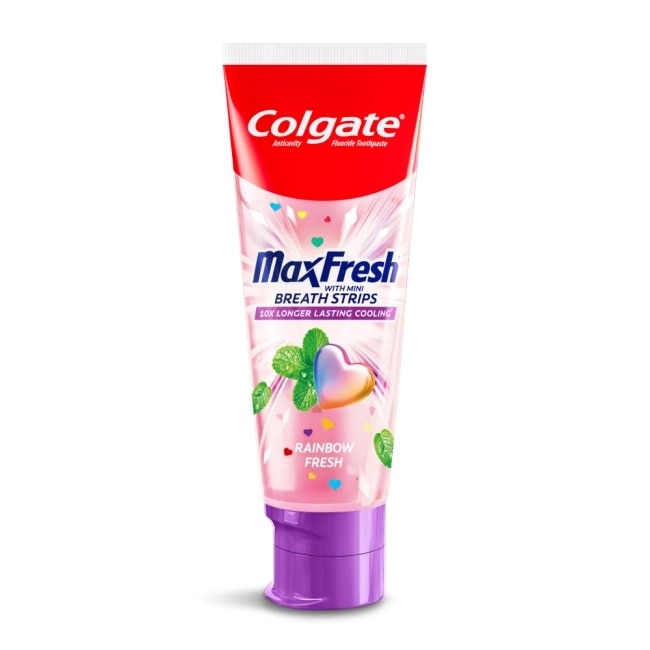 高露潔MaxFresh彩虹清新幫助防蛀牙膏100g