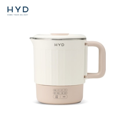 HYD 品宅趣 【HYD】輕旅行寬電壓料理快煮鍋(小煮鍋) D-526 奶茶色