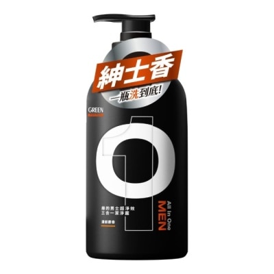 GREEN 綠的 綠的男士超淨效三合一潔淨露(濃郁麝香)500ml