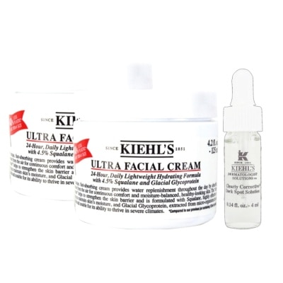 KIEHL’S 契爾氏 KIEHLS冰河醣蛋白保濕霜125mlx2(贈激光極淨白淡斑精華4mlx1)