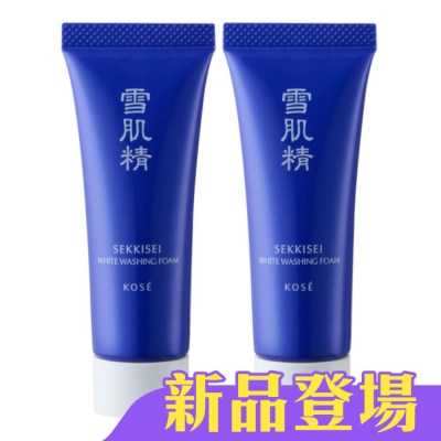 KOSE 高絲 - 【KOSE 高絲】雪肌精淨透洗顏霜25gX2 公司貨