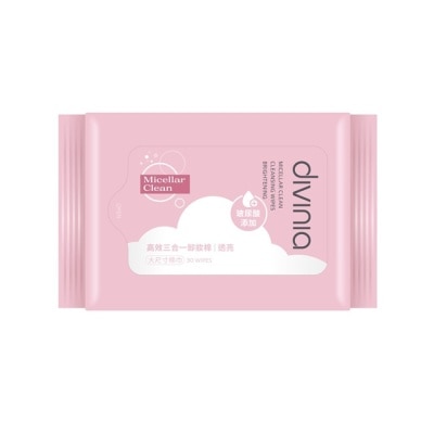 Divinia蒂芬妮亞 - 蒂芬妮亞 高效三合一卸妝棉 30s-透亮