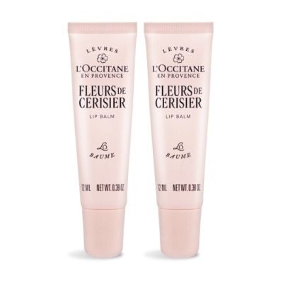 L’OCCITANE 歐舒丹 L’OCCITANE 歐舒丹 櫻花護唇膏(12ml)X2-新版-國際航空版