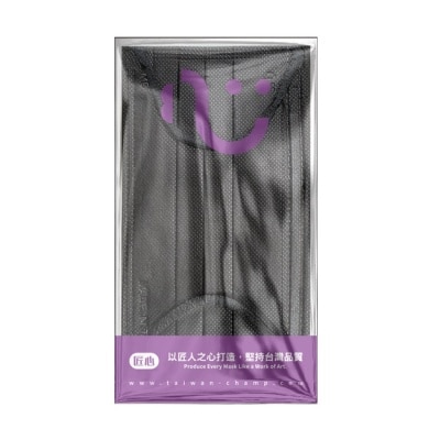 Comfort台灣康匠 - 匠心 成人平面口罩 黑色 3入/袋