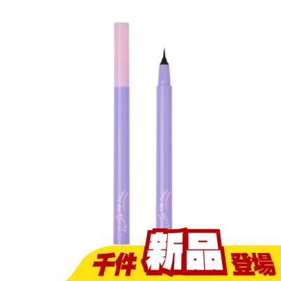 lalachuu - lalachuu 0.1mm 靈魂之筆極細眼線液 #曜石黑 0.5g