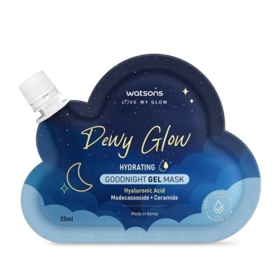 Watsons 屈臣氏 - 屈臣氏水潤光澤晚安面膜25ml