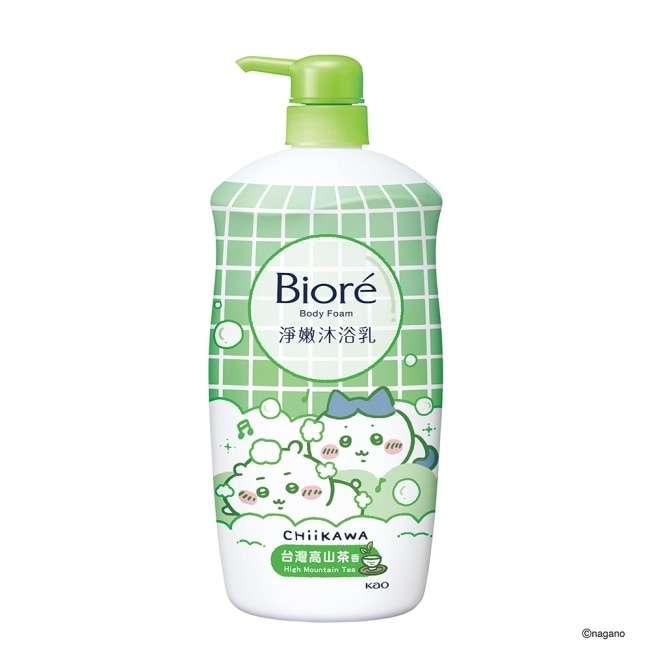 Biore淨嫩沐浴乳 台灣高山茶香_吉伊卡哇 清爽型1000g