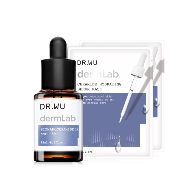 DR.WU神經醯胺保濕精華加贈組 (2%神經醯胺保濕精華15mL+神經醯胺保濕精華面膜 1PCS*2)