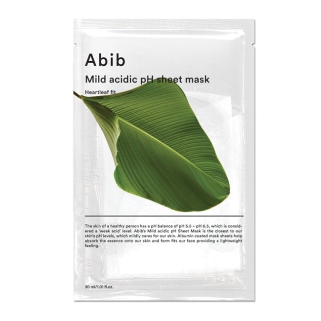 Abib阿彼芙舒緩魚腥草弱酸調理面膜30ml-10片