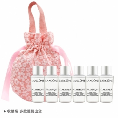 LANCOME蘭蔻 LANCOME 蘭蔻 超極光活粹晶露旅行組[(10ml)X6+旅行收納袋]-專櫃公司貨