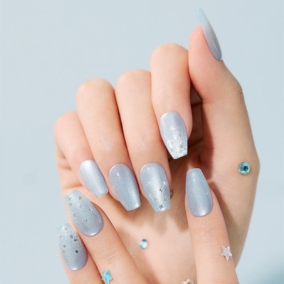 Dashing Diva - Dashing Diva/D 造型設計美甲片-星海藍光-30片