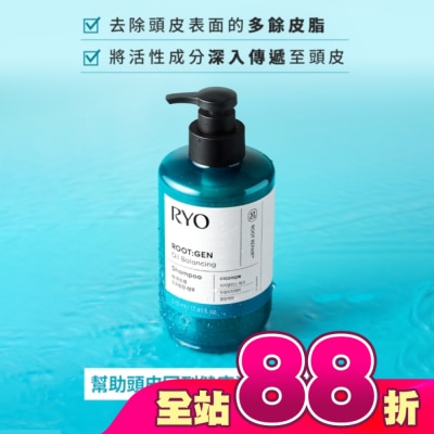 韓國Ryo呂 - 呂 強韌蘊髮零油感平衡洗髮精515ml