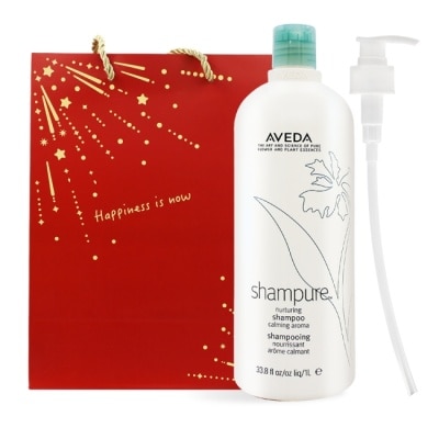 AVEDA - AVEDA 純香洗髮菁(1000ml)+壓頭附禮袋-國際航空版