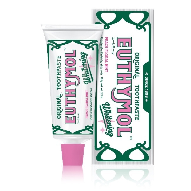 Euthymol 粉紅亮白牙膏(花漾沁桃薄荷)106g