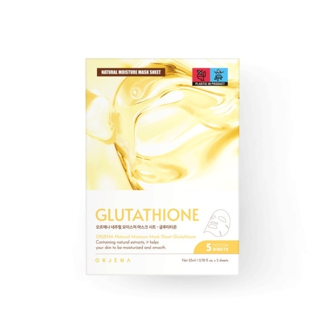ORJENA雅潔娜 天然保濕面膜穀胱甘肽5入