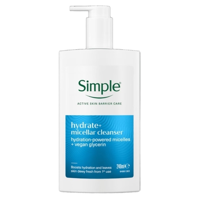 Simple清妍極致補水深層潔顏凝露 240ML