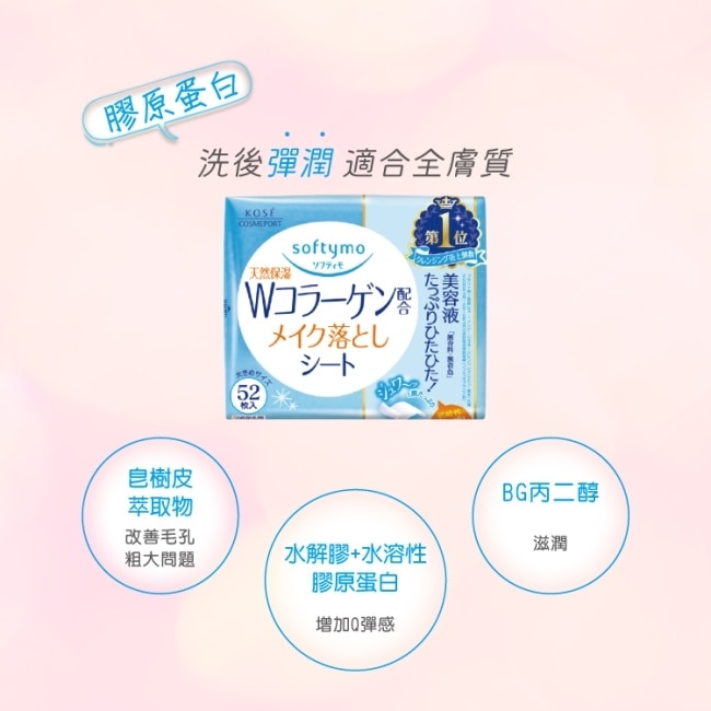 絲芙蒂_親膚卸粧棉-膠原蛋白52枚