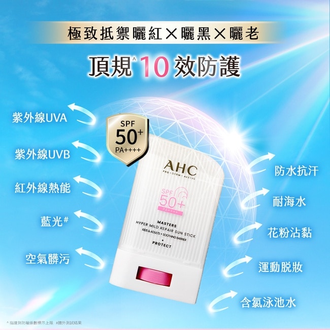 AHC 敏肌專研純物理清透防曬棒 22G