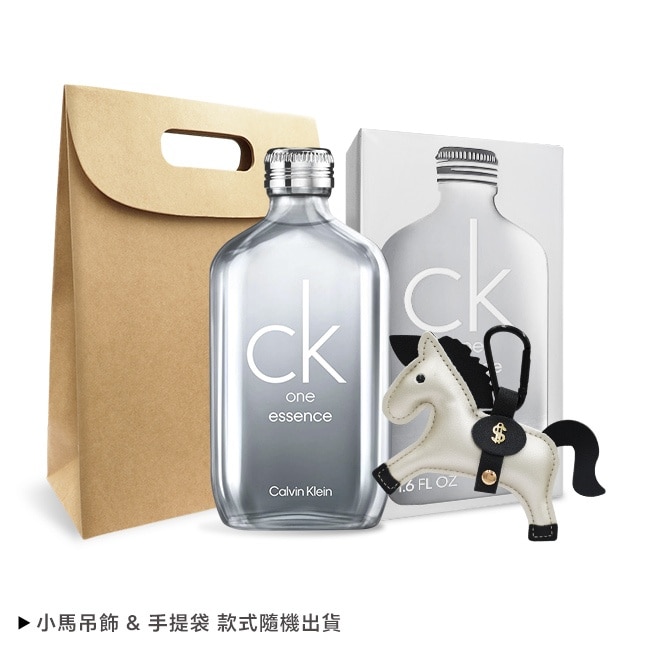 Calvin Klein CK ONE 馬上有錢限定禮[中性香精(50ml)+小馬吊飾]附手提袋-專櫃公司貨