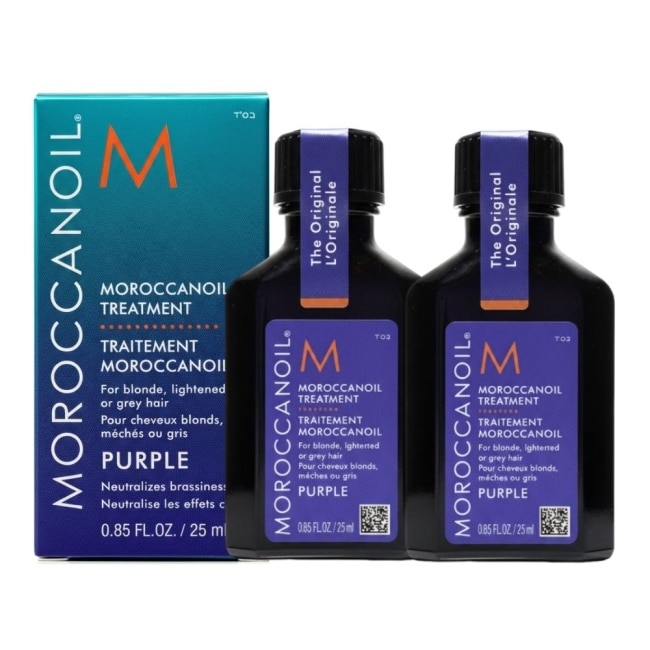 【MOROCCANOIL 摩洛哥優油】摩洛哥紫色優油25mlX2 公司貨