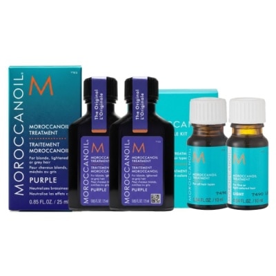 MOROCCANOIL 【MOROCCANOIL 摩洛哥優油】摩洛哥紫色優油25mlX2+優油MINI 公司貨