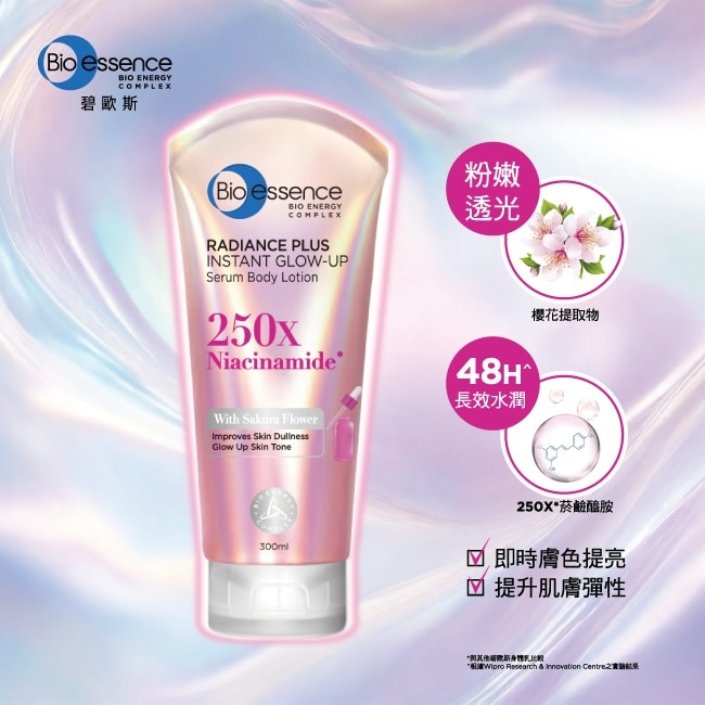 碧歐斯菸鹼醯胺粉嫩透光身體乳300ml image