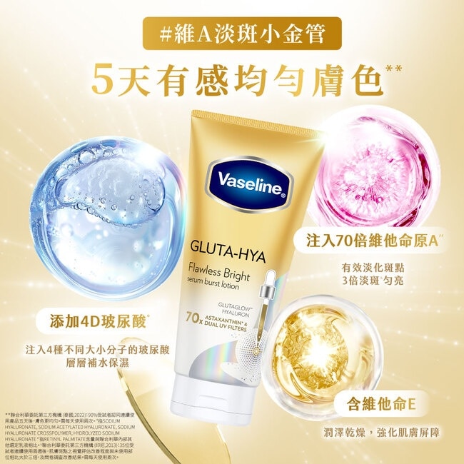 凡士林 淡斑肌亮凝乳超值組(300ML+70ML)-2026