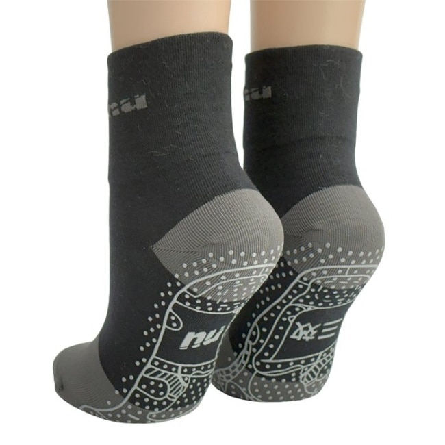 【海夫】恩悠數位NU 黑絲絨竹炭纖維能量三效無痕襪 黑色M(9HPSK03B01M)