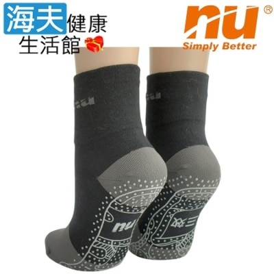 恩悠數位 NU - 【海夫】恩悠數位NU 黑絲絨竹炭纖維能量三效無痕襪 黑色M(9HPSK03B01M)