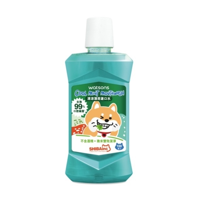 屈臣氏清涼薄荷漱口水100ml(柴犬工房2026)