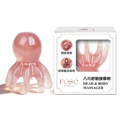 ROSEISAROSE - ROSE IS A ROSE 章魚八抓臉部/頭皮按摩梳