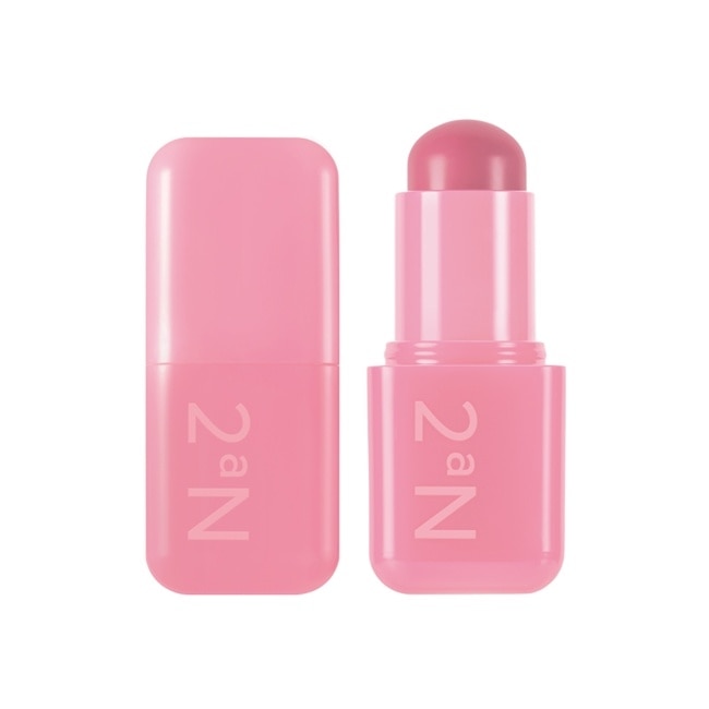 2aN棉花糖輕盈唇頰棒#04薔薇粉 3.5g