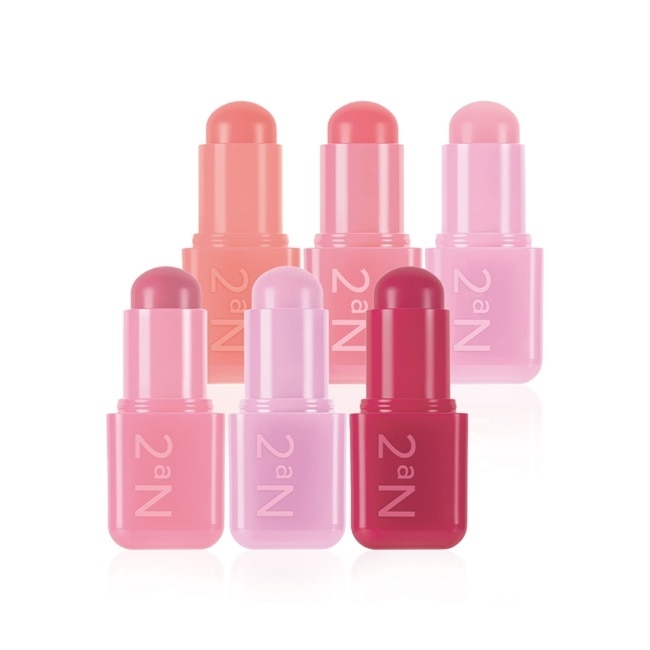 2aN棉花糖輕盈唇頰棒#04薔薇粉 3.5g