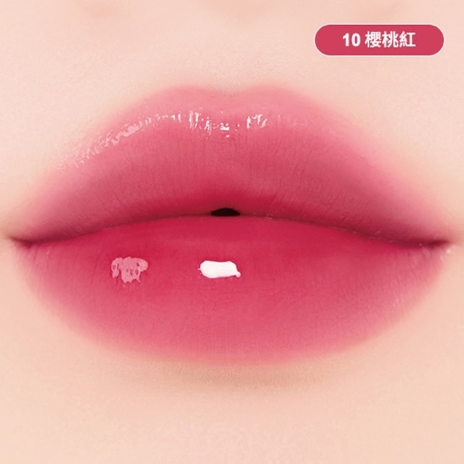 2aN水光絕色唇釉#10櫻桃紅 4.5g