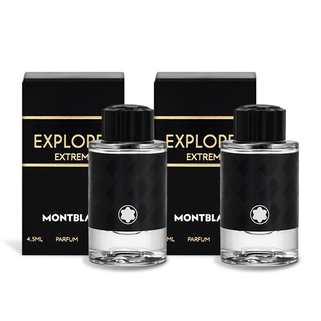 MONTBLANC 萬寶龍 探尋巔峰香精迷你瓶(4.5ml)X2-香水隨身瓶-專櫃公司貨