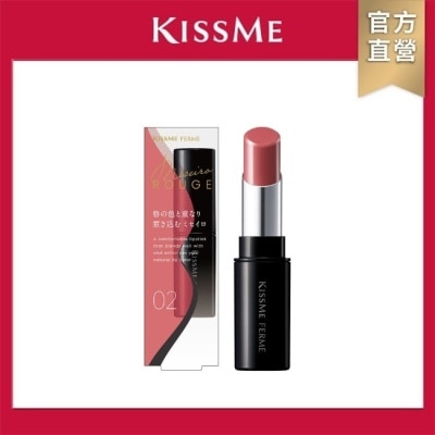 KISSME COUNTER - KISSME FERME魅色潤澤唇膏02心動玫紅3.7g image