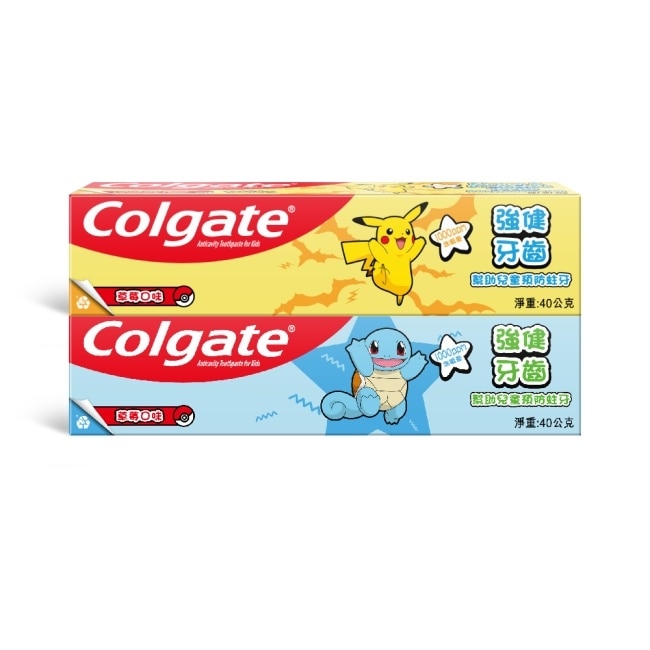 高露潔強健牙齒兒童牙膏40g*2