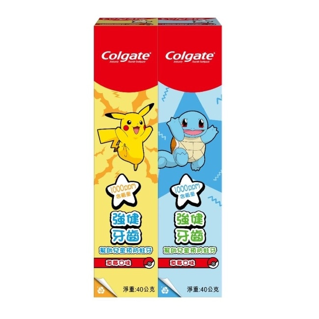 高露潔強健牙齒兒童牙膏40g*2